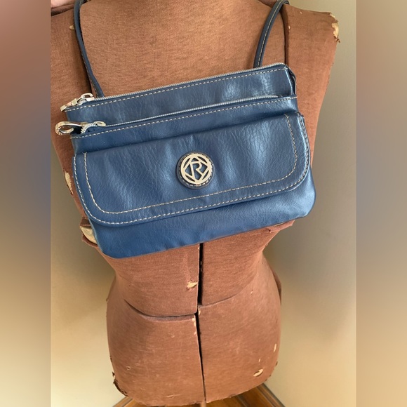 Relic Handbags - Relic by fossil small blue crossbody purse